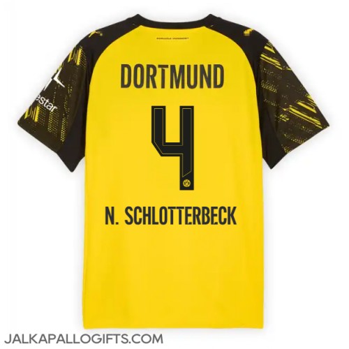 Borussia Dortmund Nico Schlotterbeck #4 Kotipaita 2025-26 Lyhythihainen